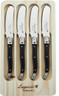 Laguiole - Black Handle Spreader Set of 4
