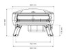 Witt - Etna Fermo Black Liquid Propane Pizza Oven - WI80650059
