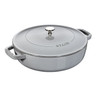 Staub - 3.8L (4 QT) Grey Chistera Drop Braiser