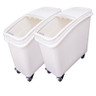 Omcan - 21 Gallon Ingredient Bin w/ Sliding Lid & Scoop - 2 Pack - 80985