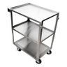 Omcan - 30.5" Stainless Steel Welded Utility Cart - 44698