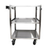 Omcan - 30.5" Stainless Steel Welded Utility Cart - 44698