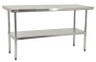 Omcan - Elite Series 30" x 60" Stainless Steel Work Table - 17587