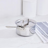 All-Clad - 1.5 QT d5 Polished Sauce Pan with Lid - SD55201.5