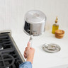 All-Clad - 2 QT d5 Polished Saucepan with Lid - SD55202