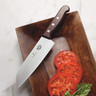 Victorinox - 7" Granton Edge Santoku Knife w/ Maple Handle