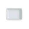 Varick - 2 Oz White Cafe Porcelain Rectangle Tray (36 Per Case) - 6900E596