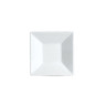 Varick - 1/2 Oz White Cafe Porcelain Square Sauce Dish (12 Per Case) - 6900E545