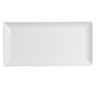 Varick - 11 In X 7 In White Cafe Porcelain Rectangle Plate (12 Per Case) - 6900E563