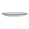Anfora - 13 1/2 In X 10 In White Brisa Oval Platter Rolled Edge (12 Per Case) - A330P137