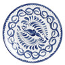 Anfora - 13 In Blue Puebla Plates (12 Per Case) - A120P105