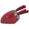 Van Berkel - Elegance Sense 6 Pc Red Knife Block Set - REDSENSE5PCCHEFSET