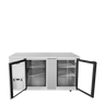 Atosa - 69" Shallow Depth Back Bar Cooler w/ Glass Doors - SBB69GGR-AUS1