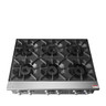 Atosa - 36" Six Burner Natural Gas Hot Plate - ACHP-6