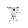 e Buyer - 1.9L Stainless Steel Automatic Piston Funnel W/ Stand - 77335402