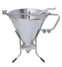 e Buyer - 1.9L Stainless Steel Automatic Piston Funnel W/ Stand - 77335402