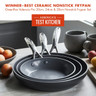 GreenPan - Valencia Pro 17 Piece Ceramic Non-Stick Cookware Set