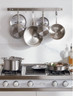 All-Clad - 10 Pc Brushed Curated Stainless Steel Cookware Set