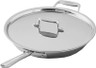 All Clad - 12.5" D5 Deep All Purpose  Skillet With Lid