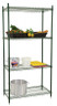 Omcan - 24" x 60" x 72" Green Epoxy Shelving Kit - 45175