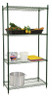 Omcan - 18" x 36" x 72" Green Epoxy Shelving Kit - 45170