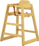 Omcan - Natural Wood High Chair - 80610