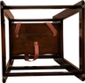 Omcan - Mahogany Wood High Chair - 80612