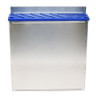 Omcan - Stainless Steel Knife Rack w/ Blue Plastic Insert - 12926