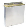 Omcan - Stainless Steel Knife Rack w/ Tan Plastic Insert - 12933