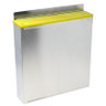 Omcan - Stainless Steel Knife Rack w/ Yellow Plastic Insert - 12937