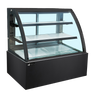 EFI Sales - 35" Black Refrigerated Deli Display Case w/ Curved Glass - CGCM-3547