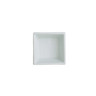 Creations - 1 Oz White Cali Square Dish White (24 Per Case) - 7182TM513