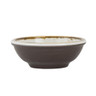 Creations - 4 Oz White Craft Melamine Two-Toned Brown Ramekin (6 Per Case) - 68A540EL786