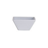 Creations - 3 Oz White Polar White Square Bowl (72 Per Case) - 7064MM205