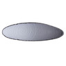 Creations - 15 3/4 In X 4 3/4 In X 7/8 In Gray Scape Glass Oval Platter (6 Per Case) - 6513G381