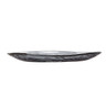 Creations - 10 1/8 In X 9 5/8 In X 1 1/8 In Gray Scape Glass Round Platter (12 Per Case) - 6513G379