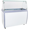 EFI Sales - 50" White Ice Cream Dipping Display Freezer - FICD-50