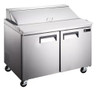 EFI Sales - X-Line 48" Refrigerated Salad/Sandwich Prep Table - CSDR2-48VCX