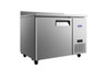 Atosa - 44" Side Mount Worktop Refrigerator w/ Backsplash & 1 Left Hinge Door - MGF44GR