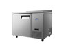 Atosa - 44" Side Mount Worktop Refrigerator w/ Backsplash & 1 Left Hinge Door - MGF44GR