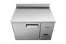 Atosa - 44" Side Mount Worktop Refrigerator w/ Backsplash & 1 Left Hinge Door - MGF44GR