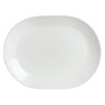 Rene Ozorio - 14 3/4 In X 11 1/4 In White Aura Racetrack Oval Platter (6 Per Case) - 6300P311