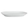 Rene Ozorio - 6 1/4 In X 4 5/8 In White Aura Racetrack Oval Platter (36 Per Case) - 6300P315