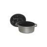 Staub - .95 L (1 QT) Grey Specialty Pig Cocotte