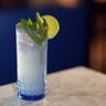 Bormioli Rocco - Blue 16 1/2 Oz America 20s Cooler Glass (12 Per Case) - 49212Q946