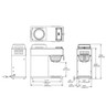 BUNN - VP17-2 12 Cup Pourover Coffee Brewer w/ 2 Warmers - 13300.0002