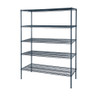 Atosa - 18" x 24" x 86" Slate Grey 5 Shelf Epoxy Coated Shelving Kit - MWSSE182486