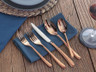 Cangshan - Rain II 20PC Forged Copper 18/10 Stainless Flatware Set