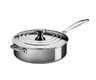 Le Creuset - 4.3 L (4.5 QT) Stainless Steel Saute Pan with Lid