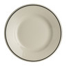 Homer Laughlin - 6.25 Black Line Rolled Edge Plate  (36 Per Case) - HL2011743